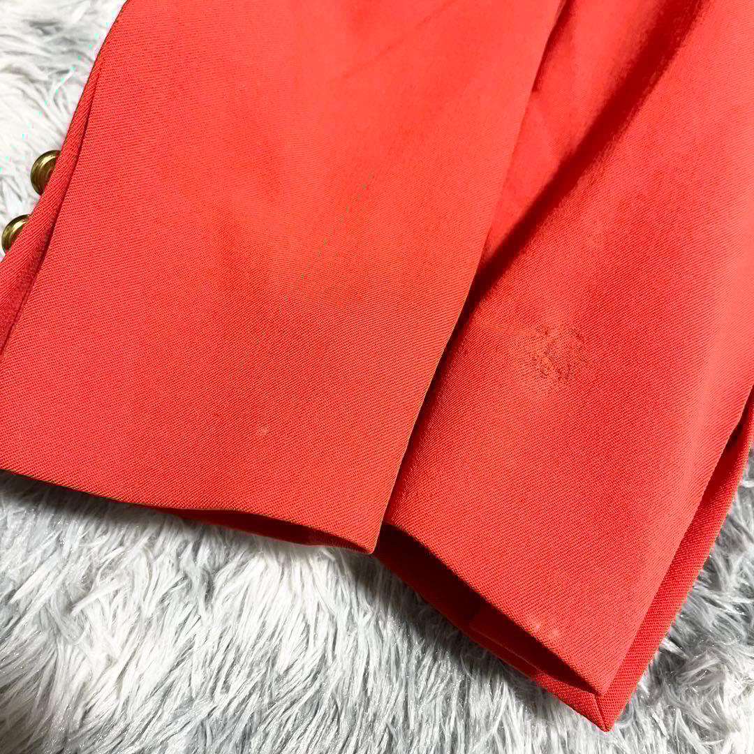 HERMES エルメスカラー　レディース　テーラードジャケット　金ボタン　42