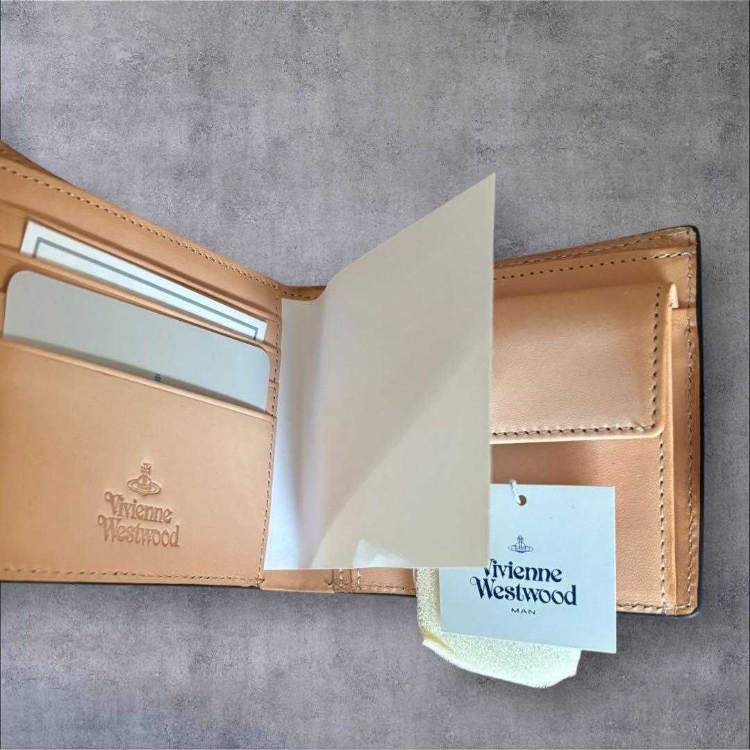 【新品】Vivienne Westwood 二つ折り財布　ウォレット　スカル