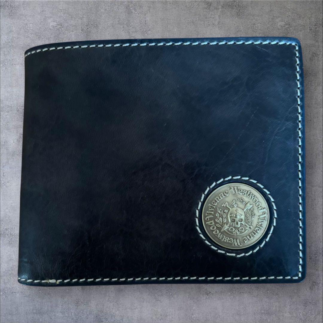 【新品】Vivienne Westwood 二つ折り財布　ウォレット　スカル