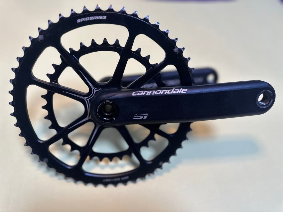 キャンデール純正けどクランク・チェーンリングセット HOLLOWGRAMSI