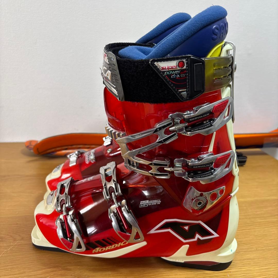 メンズ　ショートスキーセット　SALOMON 28cm NORDICAブーツ付