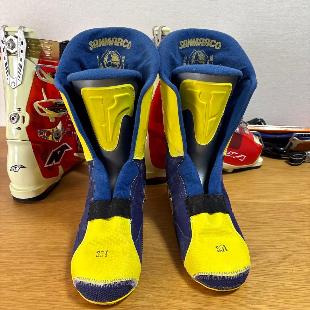 メンズ　ショートスキーセット　SALOMON 28cm NORDICAブーツ付