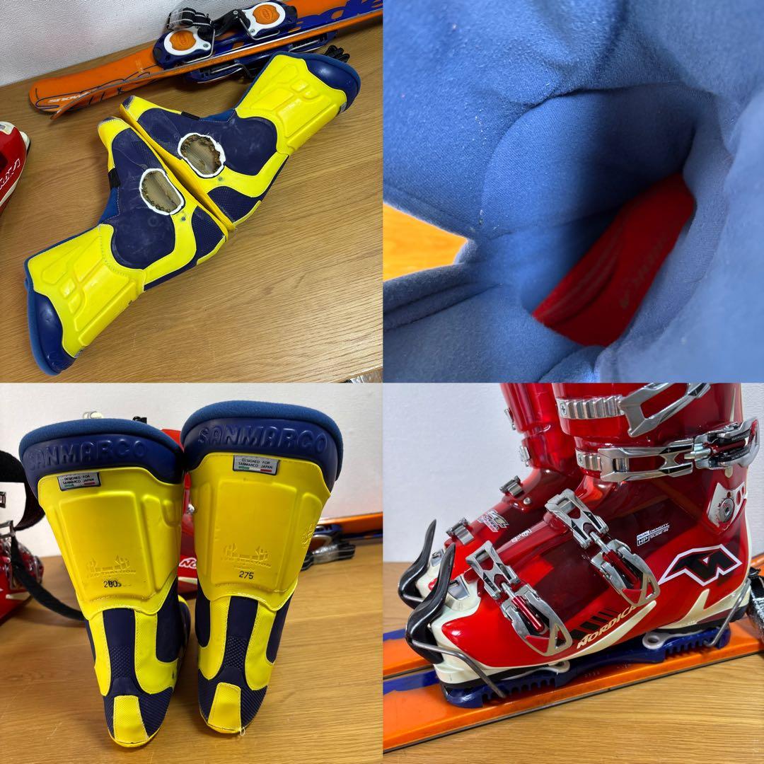 メンズ　ショートスキーセット　SALOMON 28cm NORDICAブーツ付