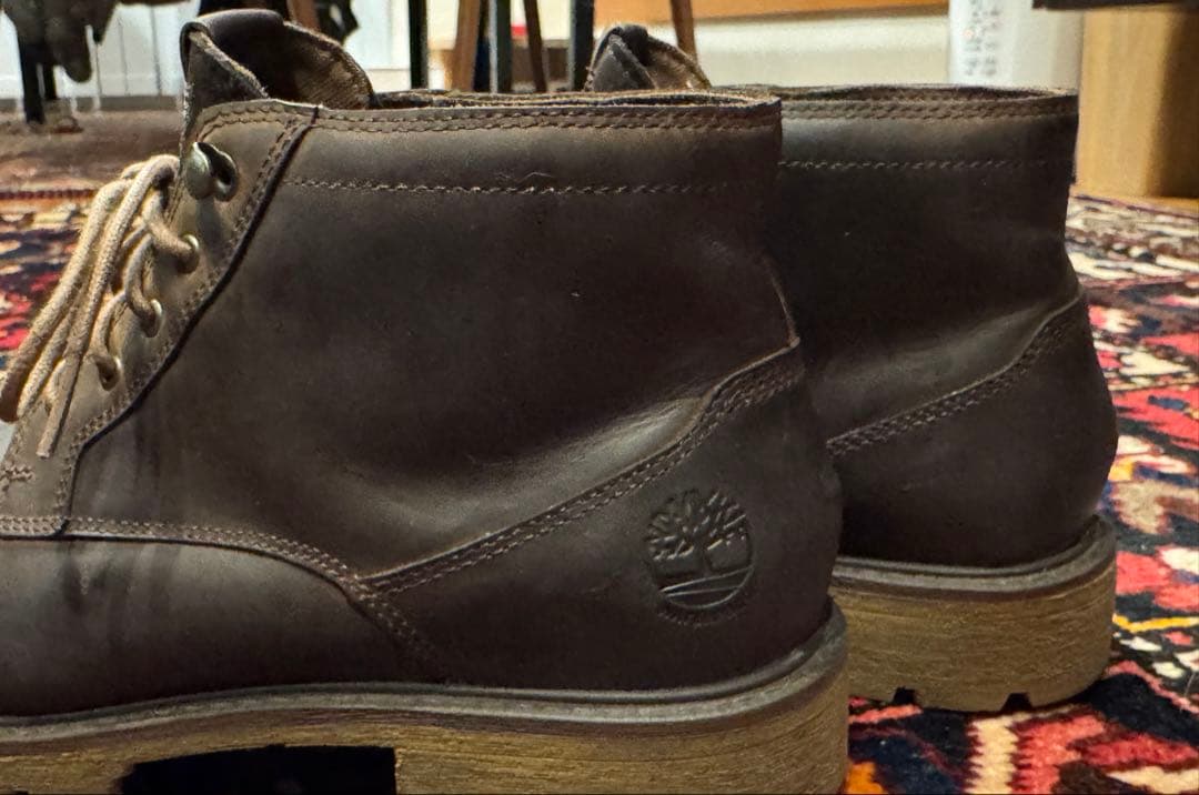 【状態良好】Timberland A3960 防水レザーブーツ 27cm