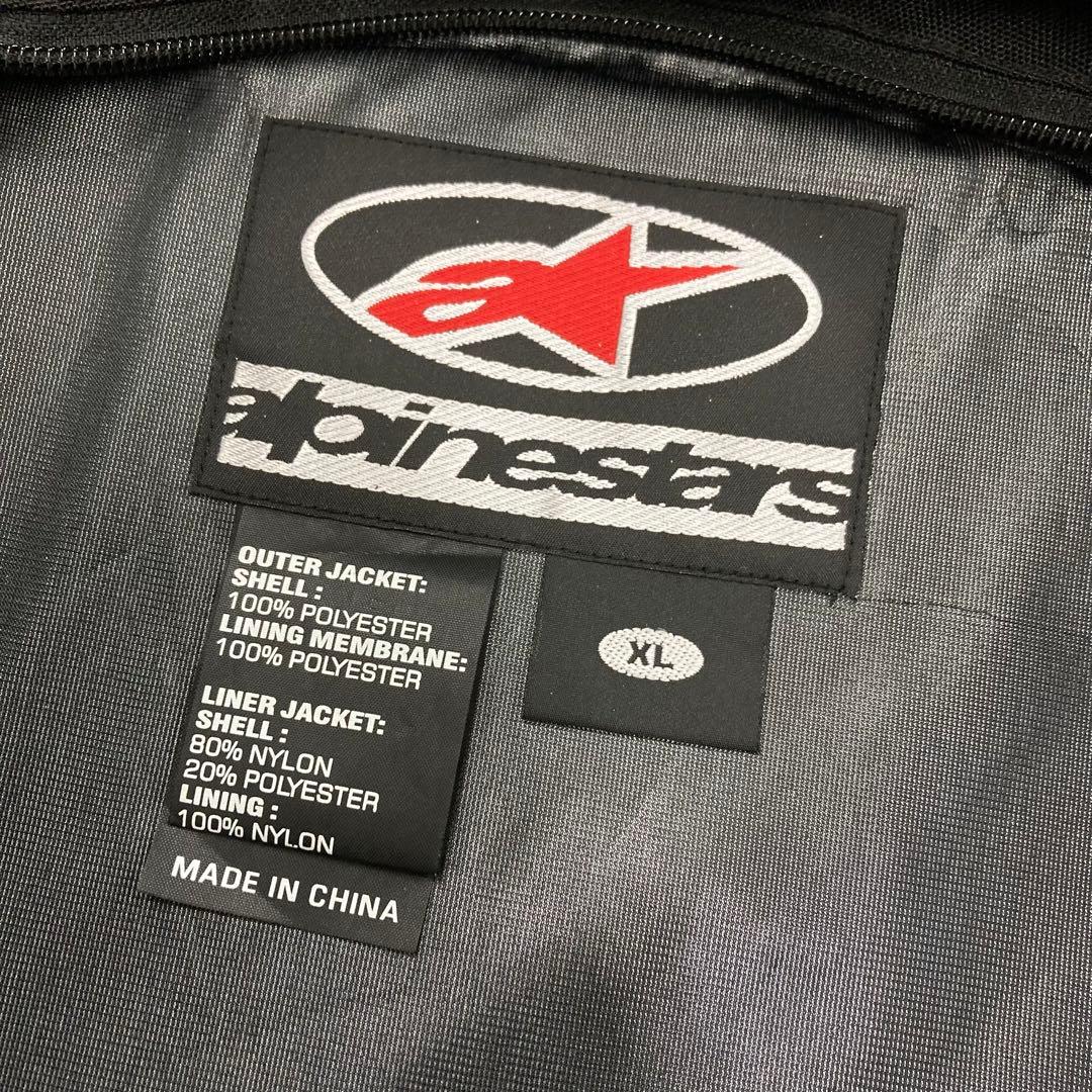 Alpainstars アルパインスターズ　バイク　ライダースジャケット　XL