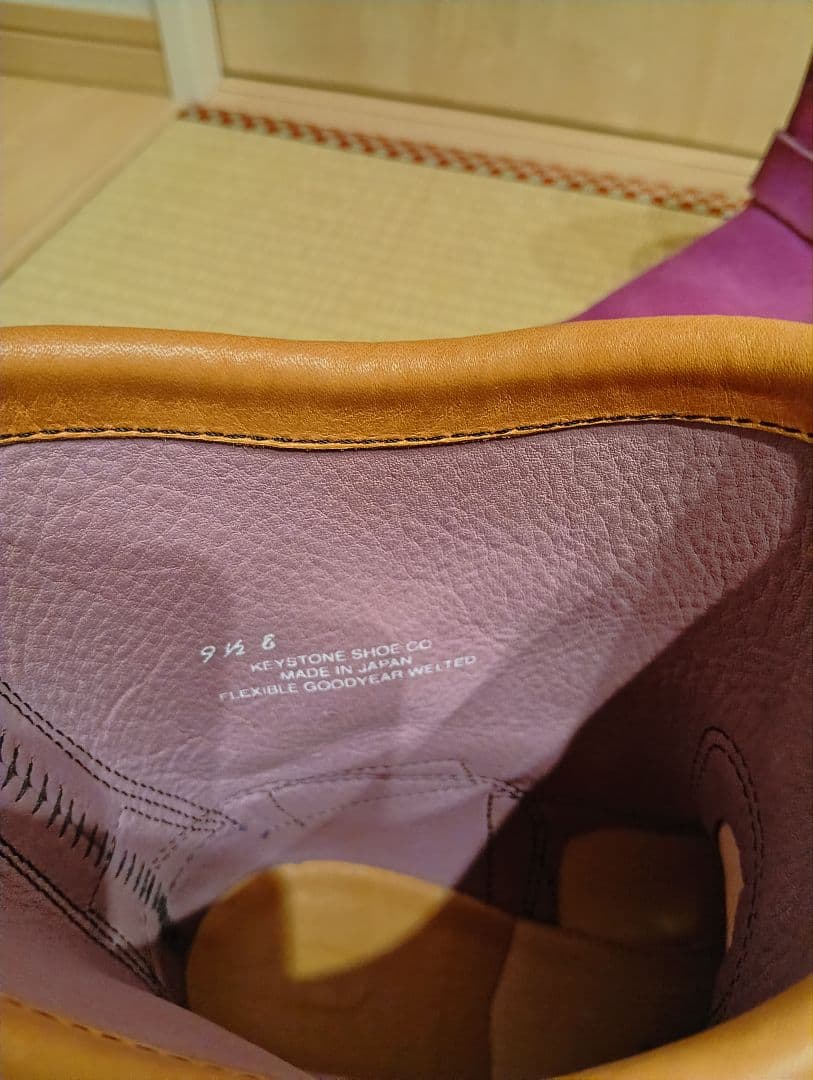 キーストン　ペコジニア　福禄寿 91/2Eサイズ パープル紫