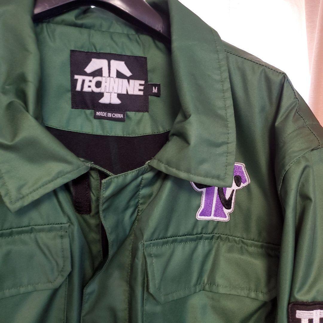 TECHNINE 緑 スキーウェア ジャケットパンツセット