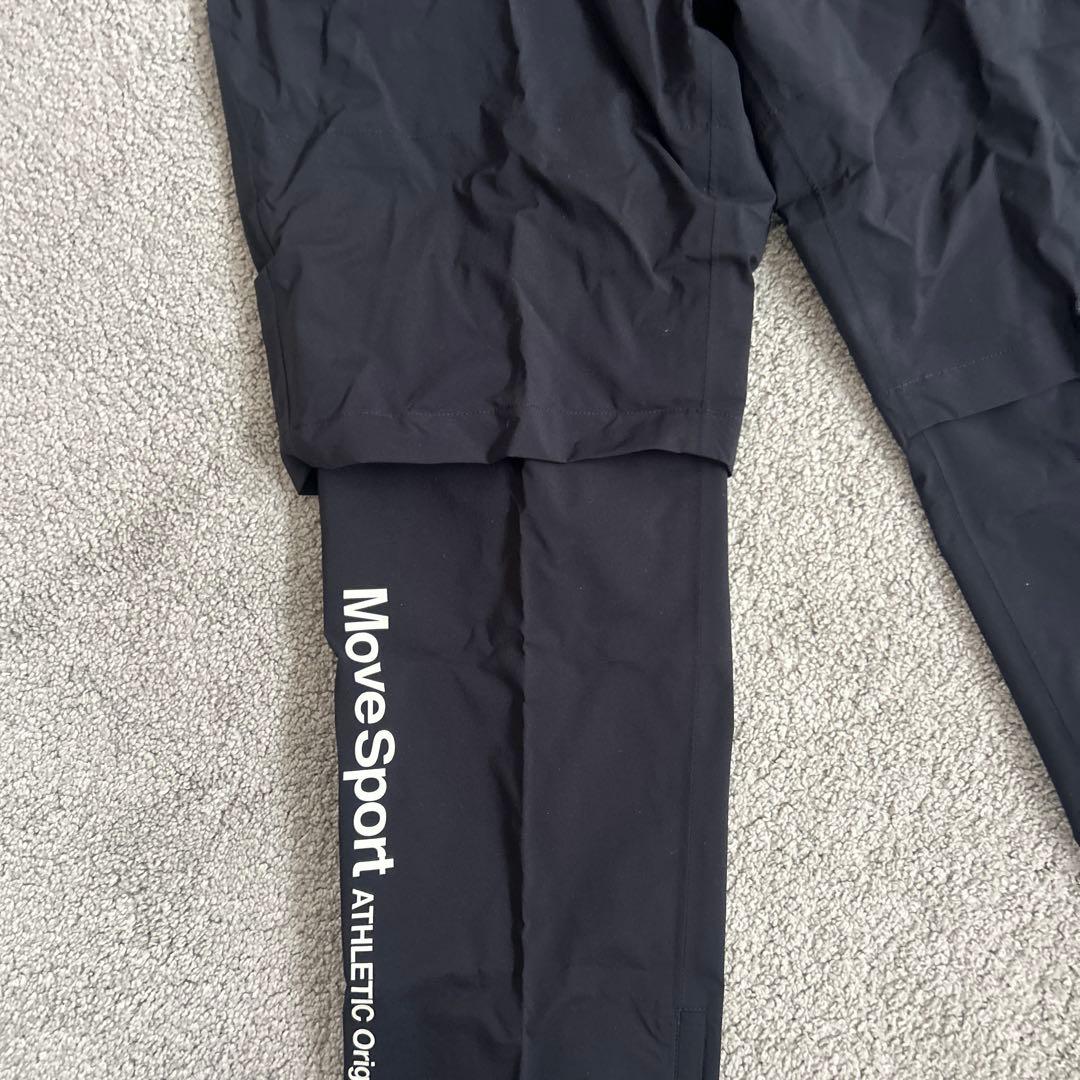 【新品未使用】Move Sport レインウェア L ブラック 収納袋付き