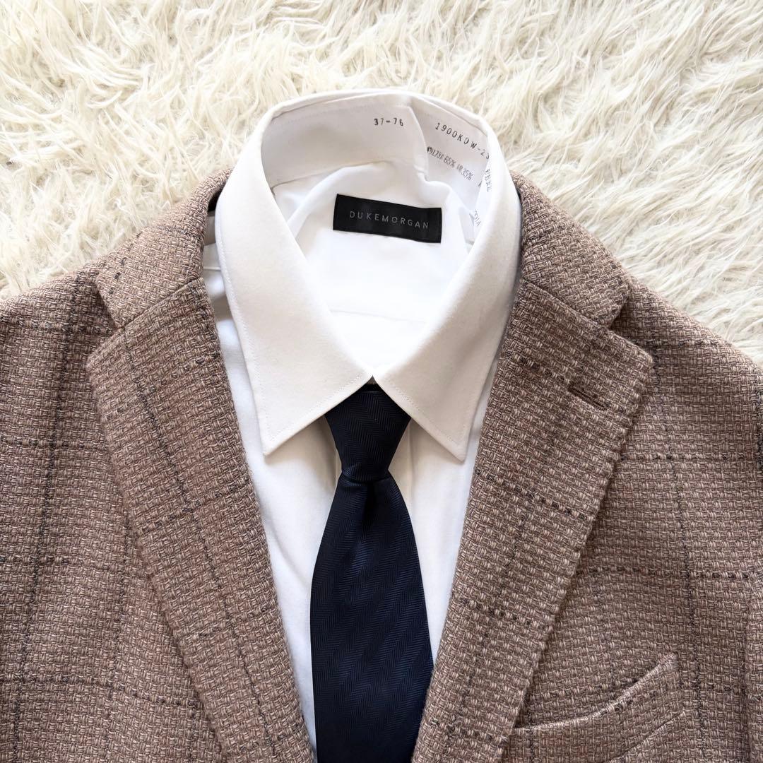 <極美品>BOGLIOLI K.JACKETカシミヤ ブラウンジャケット 48