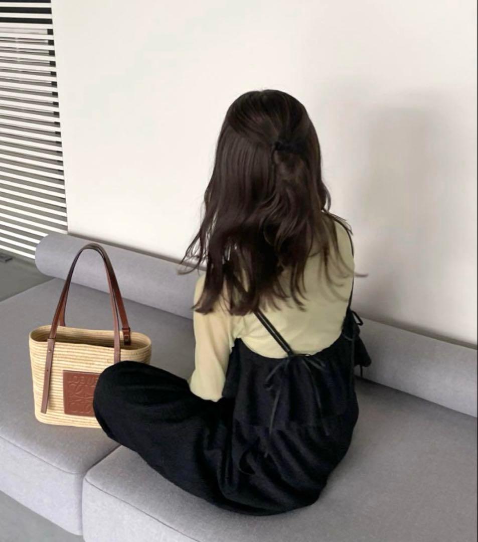 hinari 総レースキャミロンパース　ブラック