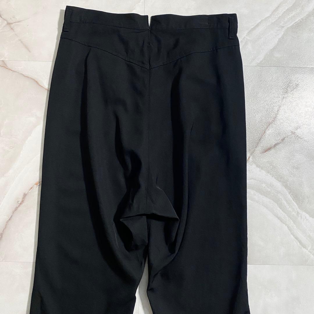 A16622 美品 トリココムデギャルソン 08AW ワイドサルエルパンツ 黒M