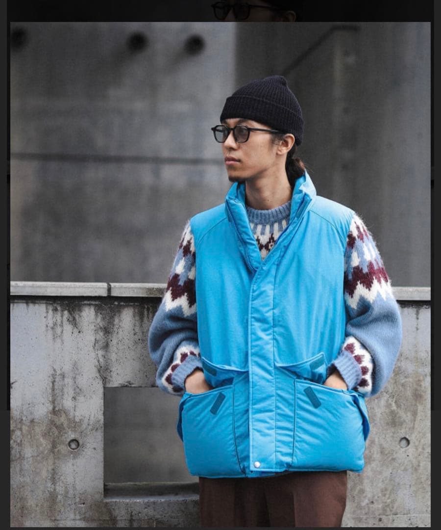 最終価格　美品　beams × marmot 別注　ダウンベスト　L size