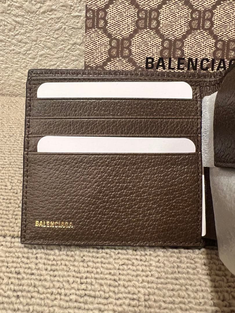 こー　　グッチ×バレンシアガ　GUCCI×BALENCIAGA 折り財布