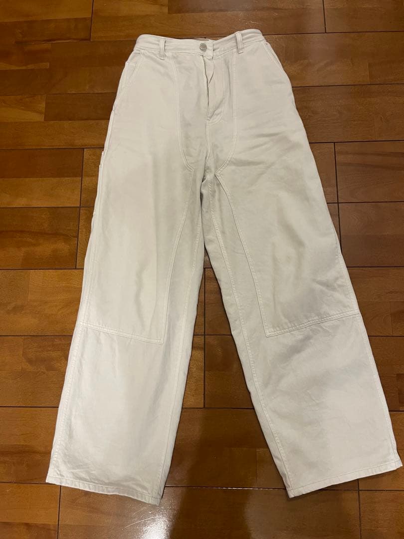 パンツ shishikui Painter pants / OFF WHITE 34