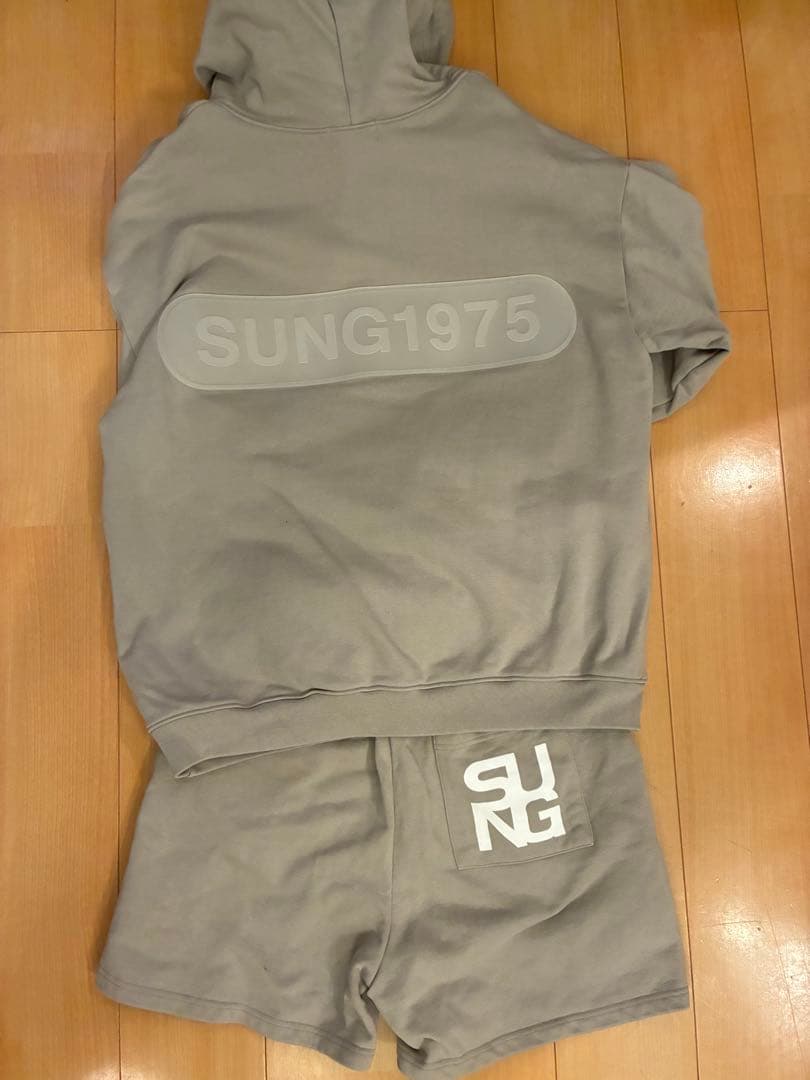 SUNG1975 フーディー＆ショートパンツ セット