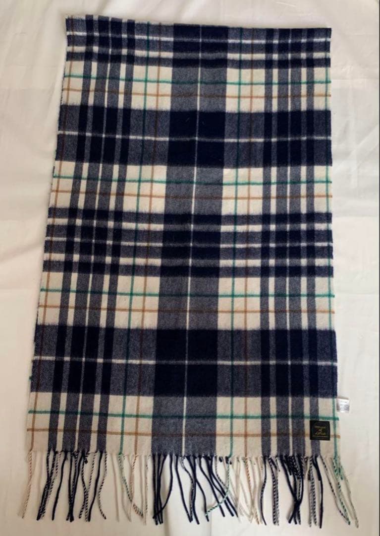 ハウスオブロータスHOUSE OF LOTUSチェックカシミヤストール桐島かれん