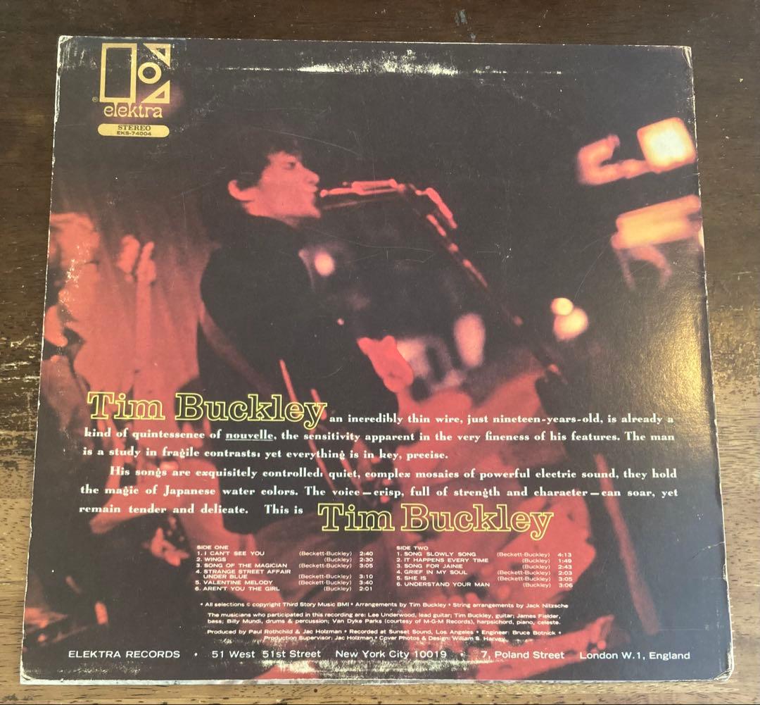 ◾️高音質️USオリジナル盤/アシッドフォーク傑作■TIM BUCKLEY■ティムバ
