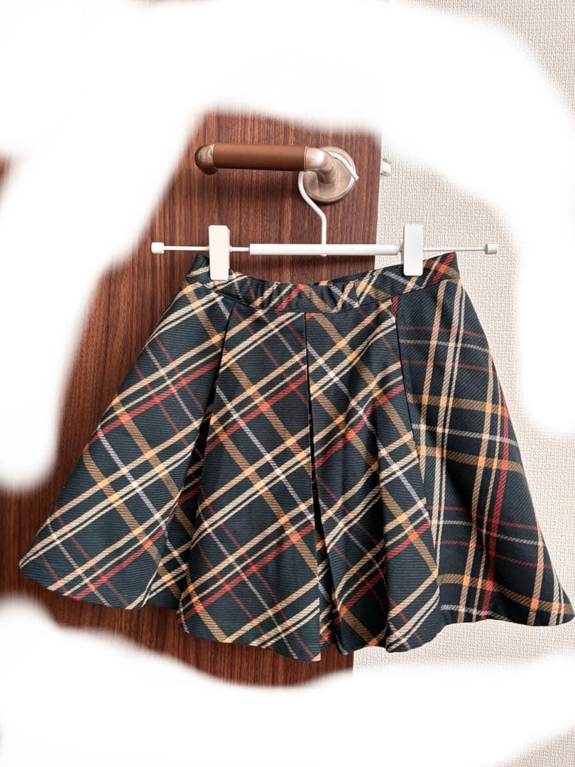 チェック柄ジャケット＆スカートセット
