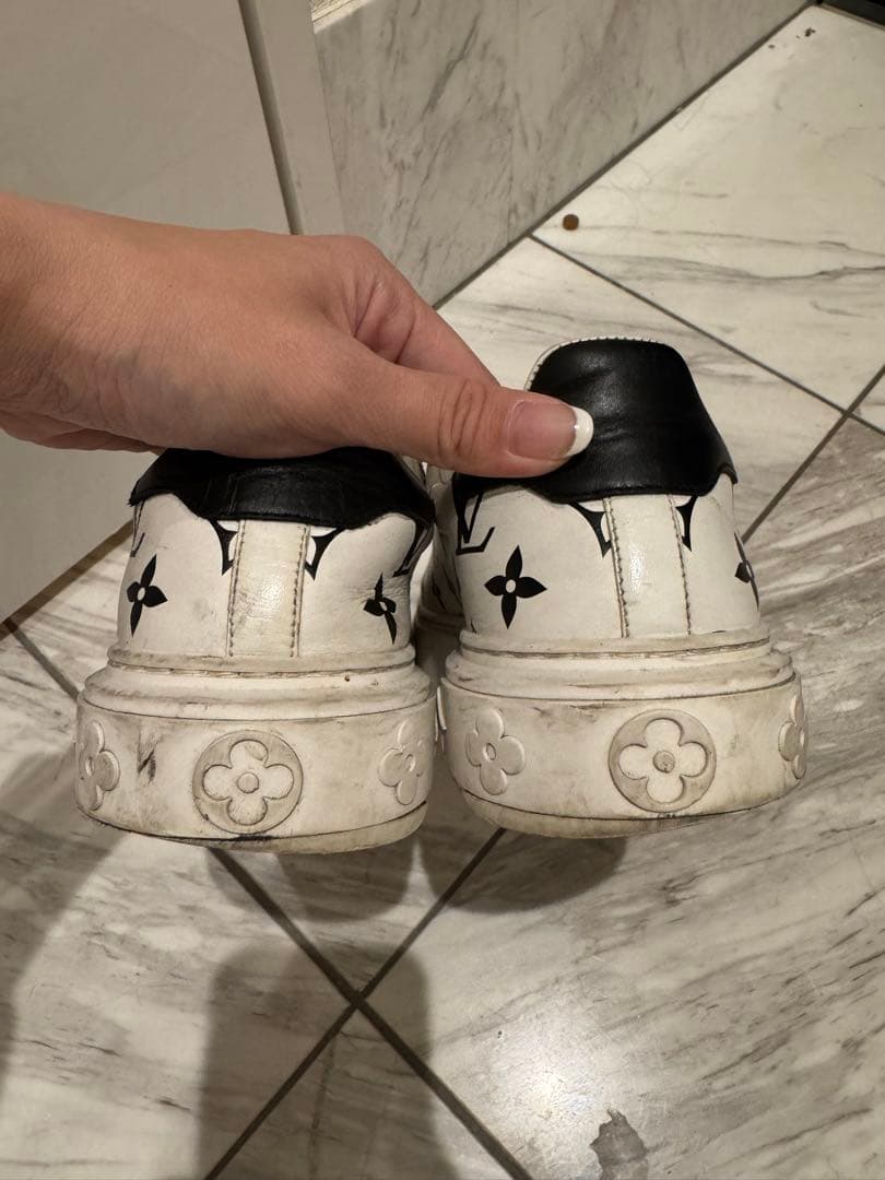 Louis Vuitton ロゴプリント スニーカー