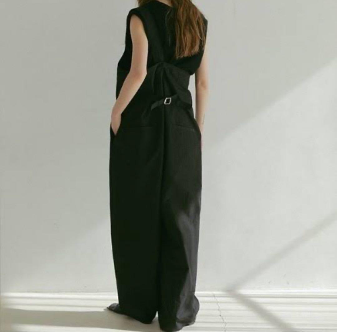 ETRE TOKYO ワンショルダーラップワイドパンツ