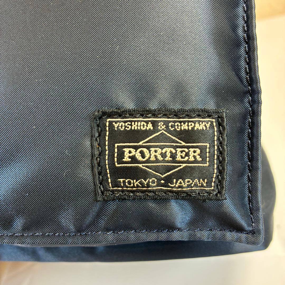 [未使用級] PORTER　タンカー　トートバッグ　アイアンブルー