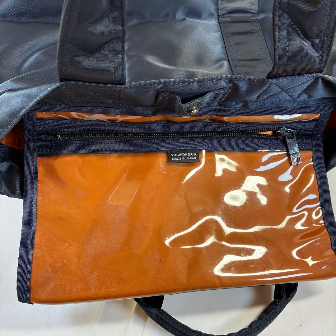 [未使用級] PORTER　タンカー　トートバッグ　アイアンブルー