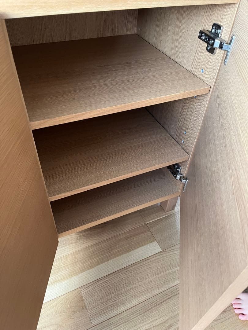 無印良品　オーク材キャビネット大 木製扉