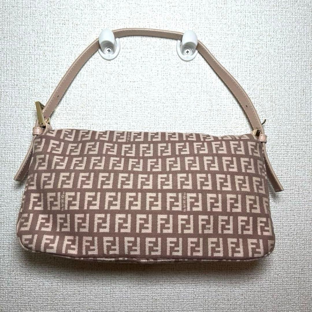 【美品】フェンディ マンマバケット ズッキーノ ピンク バッグ 8BR003