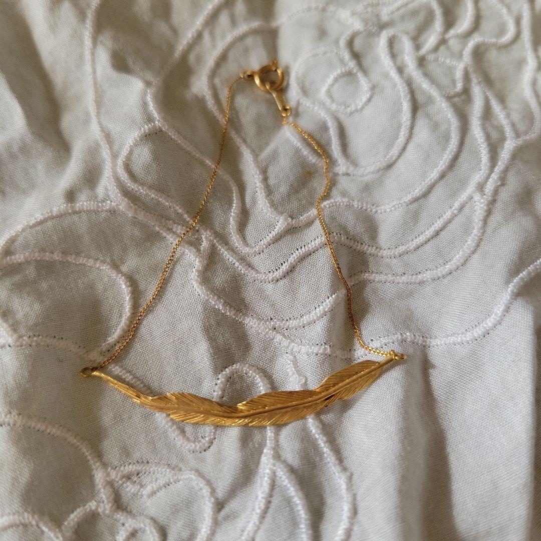 最終値下げ　hirodelle リーフデザイン ブレスレット