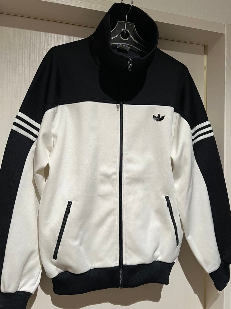 adidas 西ドイツ製　トラックジャケット　サイズ5 モノトーン