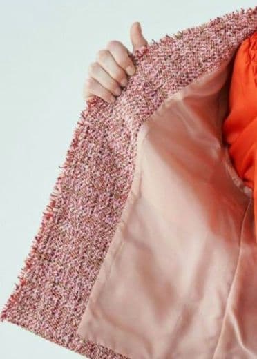 【美品】Ballsy スラリットヤーンツイード Vカラージャケット