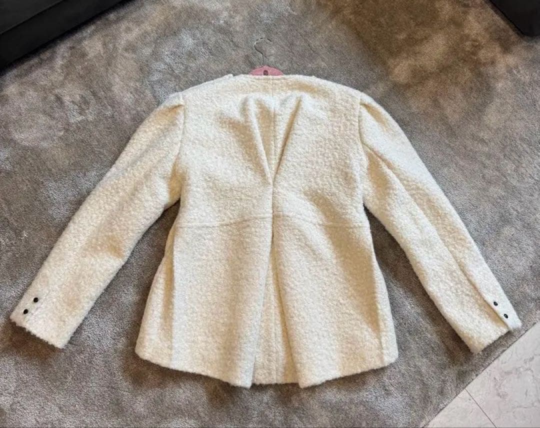 Bibiy.　MEGAN LAME JACKET ホワイト