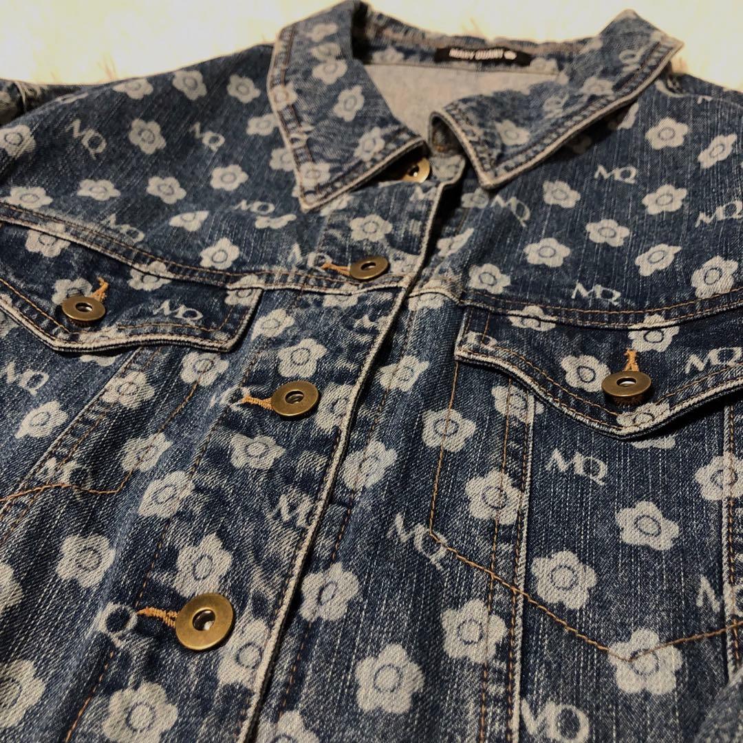 大人気商品！！♦︎マリークワント デニムジャケット　総柄