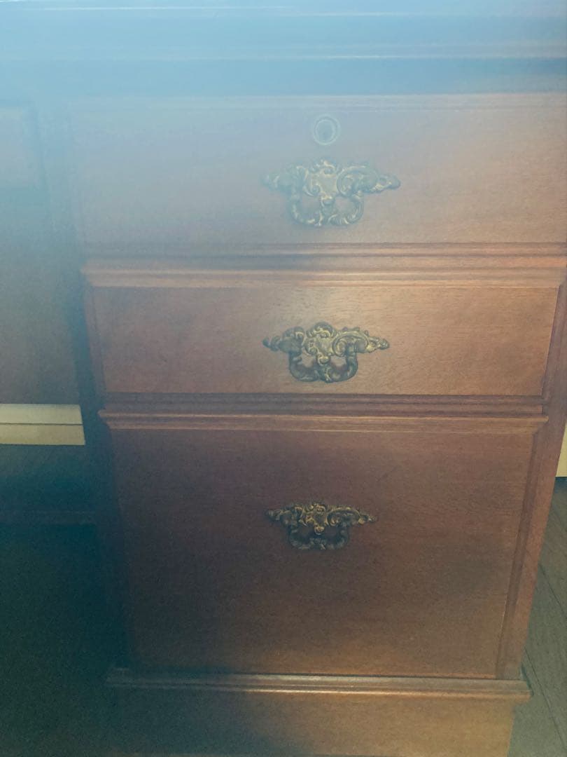 Karimoku カリモク家具/書斎机/両袖机/ヴィンテージ