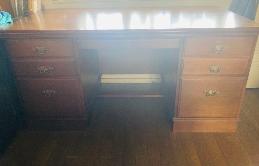 Karimoku カリモク家具/書斎机/両袖机/ヴィンテージ