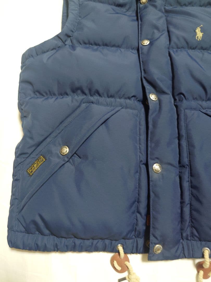 ポロラルフローレン ダウンベスト フード付き 肉厚 レディース