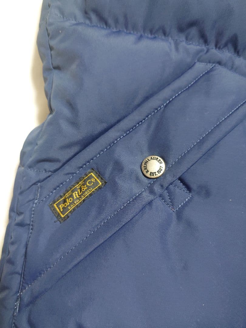 ポロラルフローレン ダウンベスト フード付き 肉厚 レディース