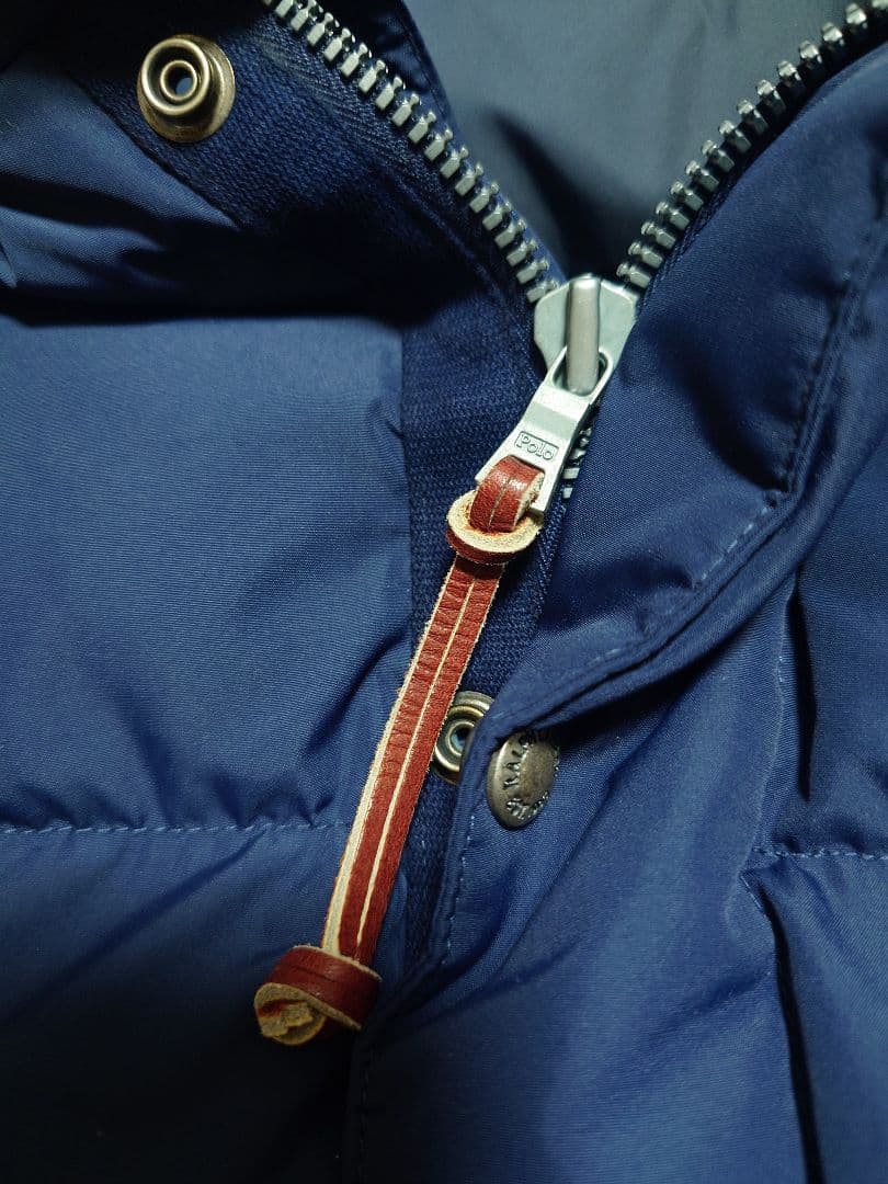 ポロラルフローレン ダウンベスト フード付き 肉厚 レディース