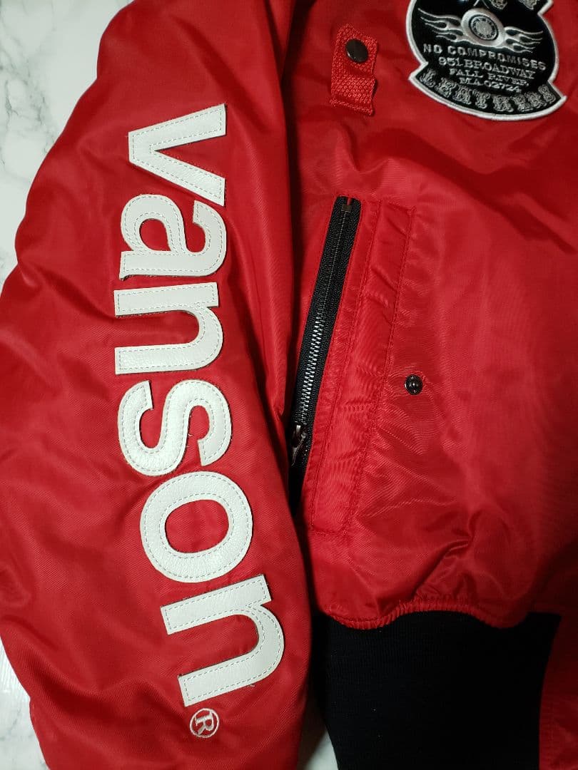 ゆ*き様 VANSON ライダー赤ジャケット