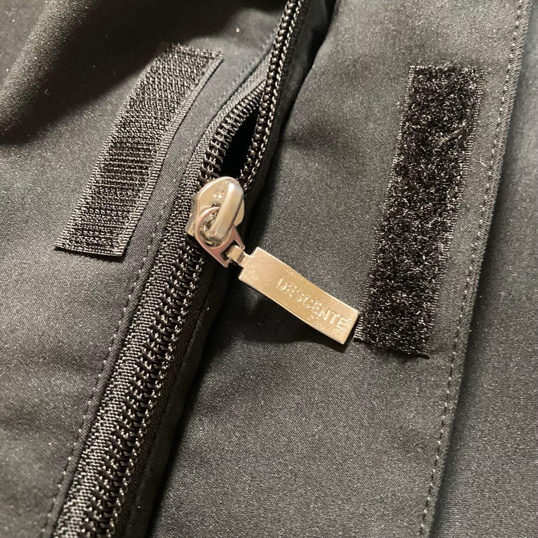 【月優】オガサカスキー デサント　ポンチョ ロングコート 黒 XO