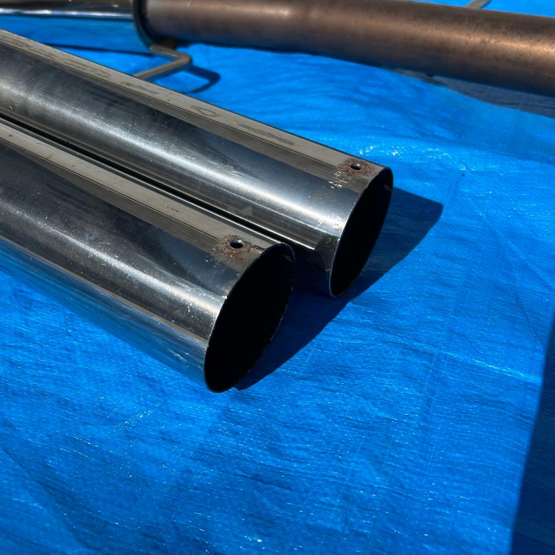 S15 シルビア　中間タイコ付き　デュアル　マフラー　排気漏れなし