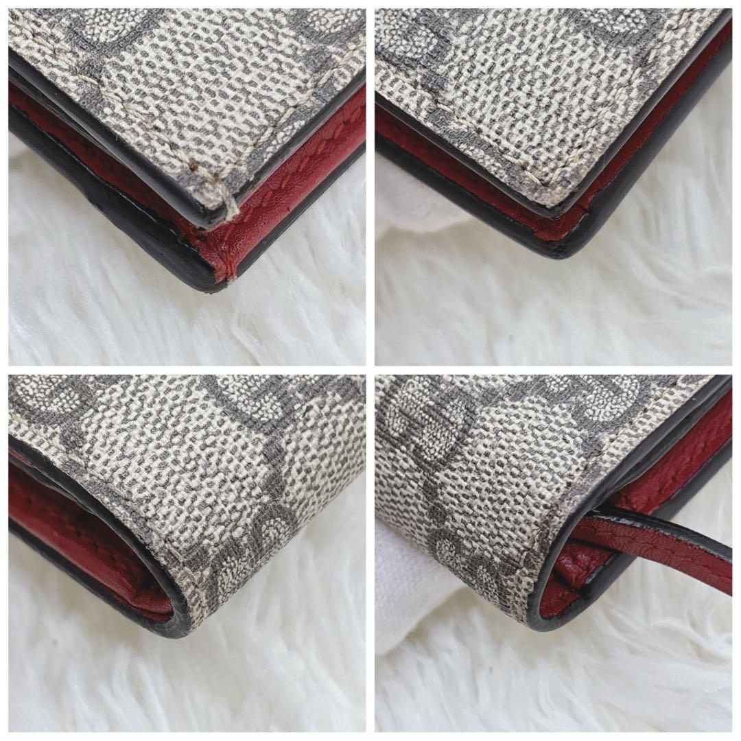 希少/美品✨GUCCI グッチ ミスティックキャット 折り財布 GGスプリーム