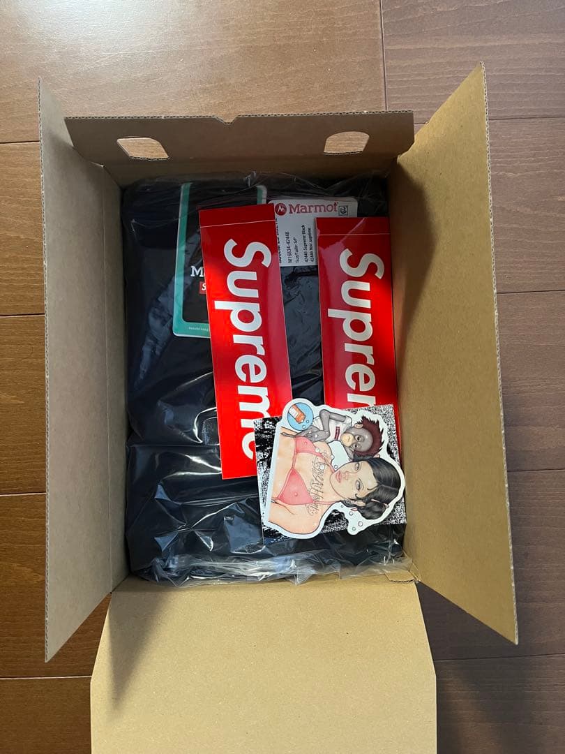 Supreme/Marmot ブラック ロングスリーブ Tシャツ Sサイズ