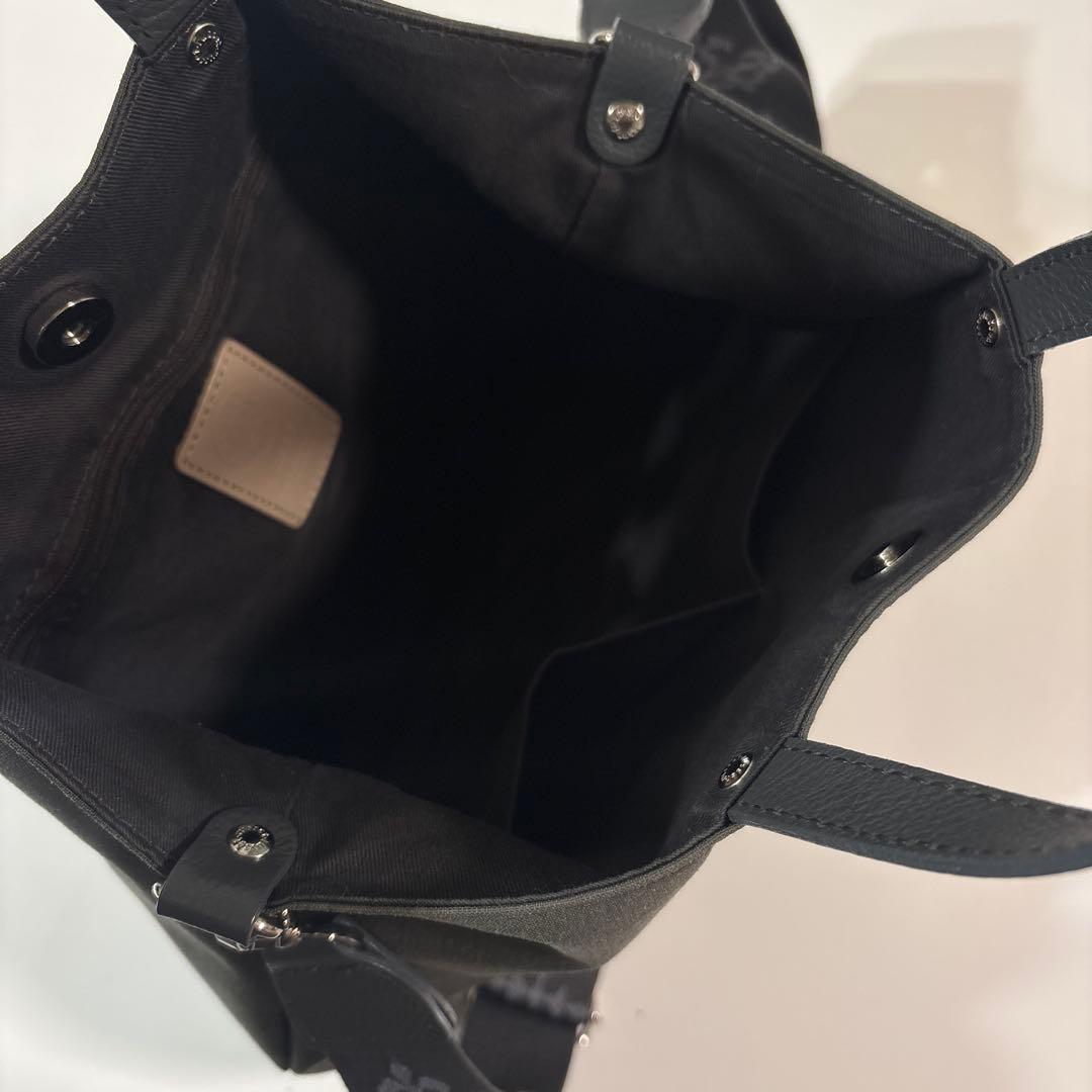 超美品ラシット今期A4入るコーデュラナイロン刺繍2wayバッグ