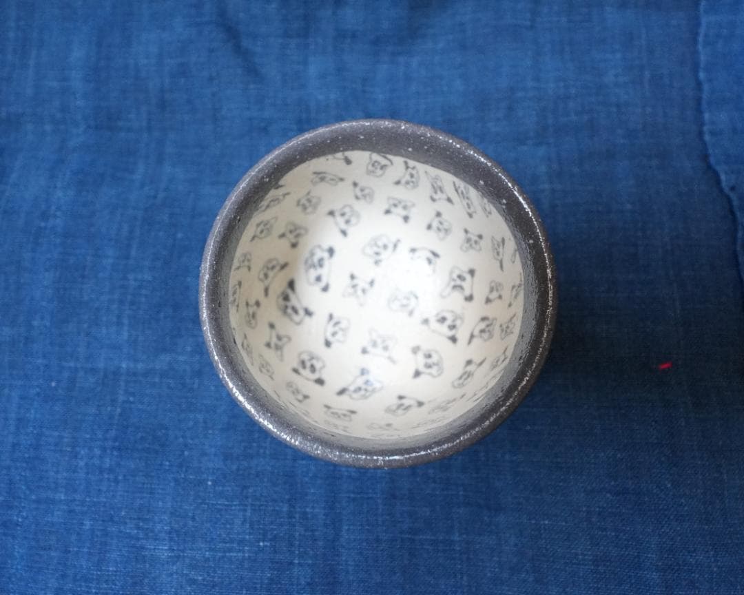 ☆新品未使用☆ 水野智路 ぐい呑み パンダ 酒器 作家 練込み