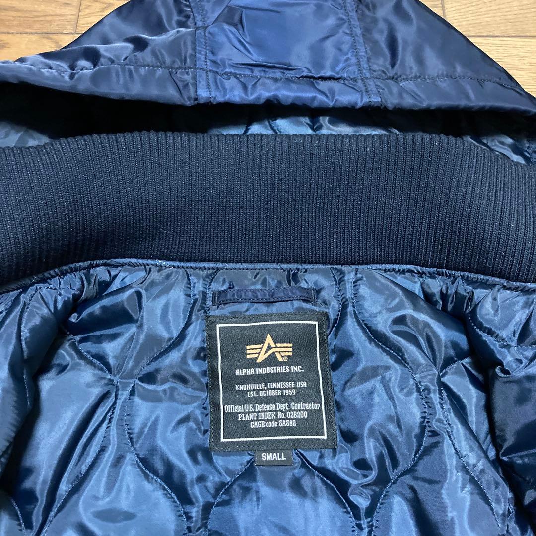 ALPHA IND. ネイビー ジャケット