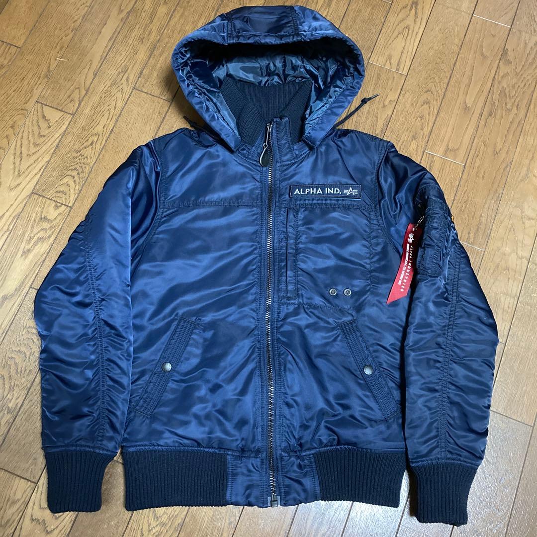 ALPHA IND. ネイビー ジャケット
