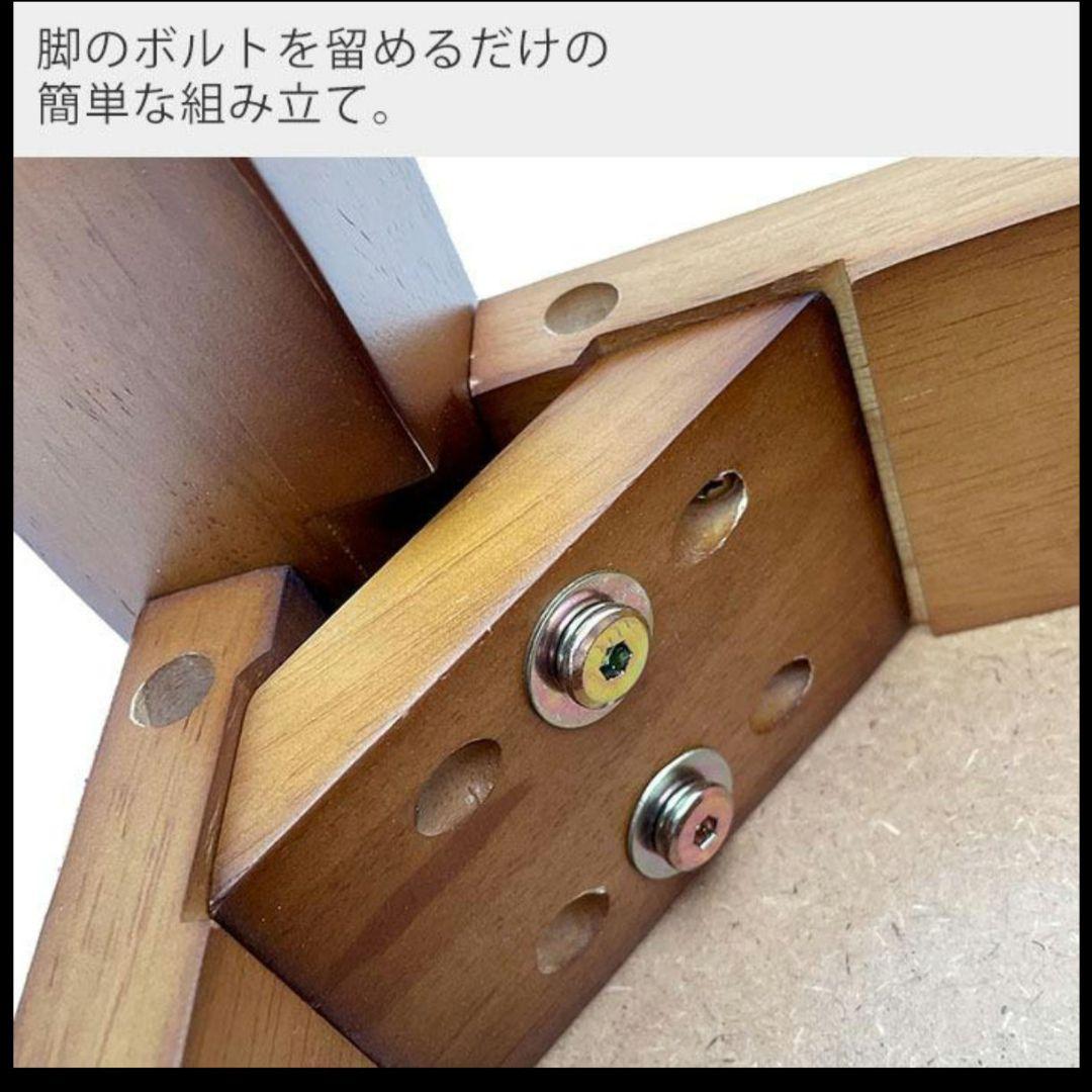 ダークブラウン デスク A4収納可　引き出し付き　作業デスク　コンパクト