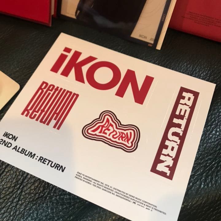 iKON 2nd album バビ 直筆サイン