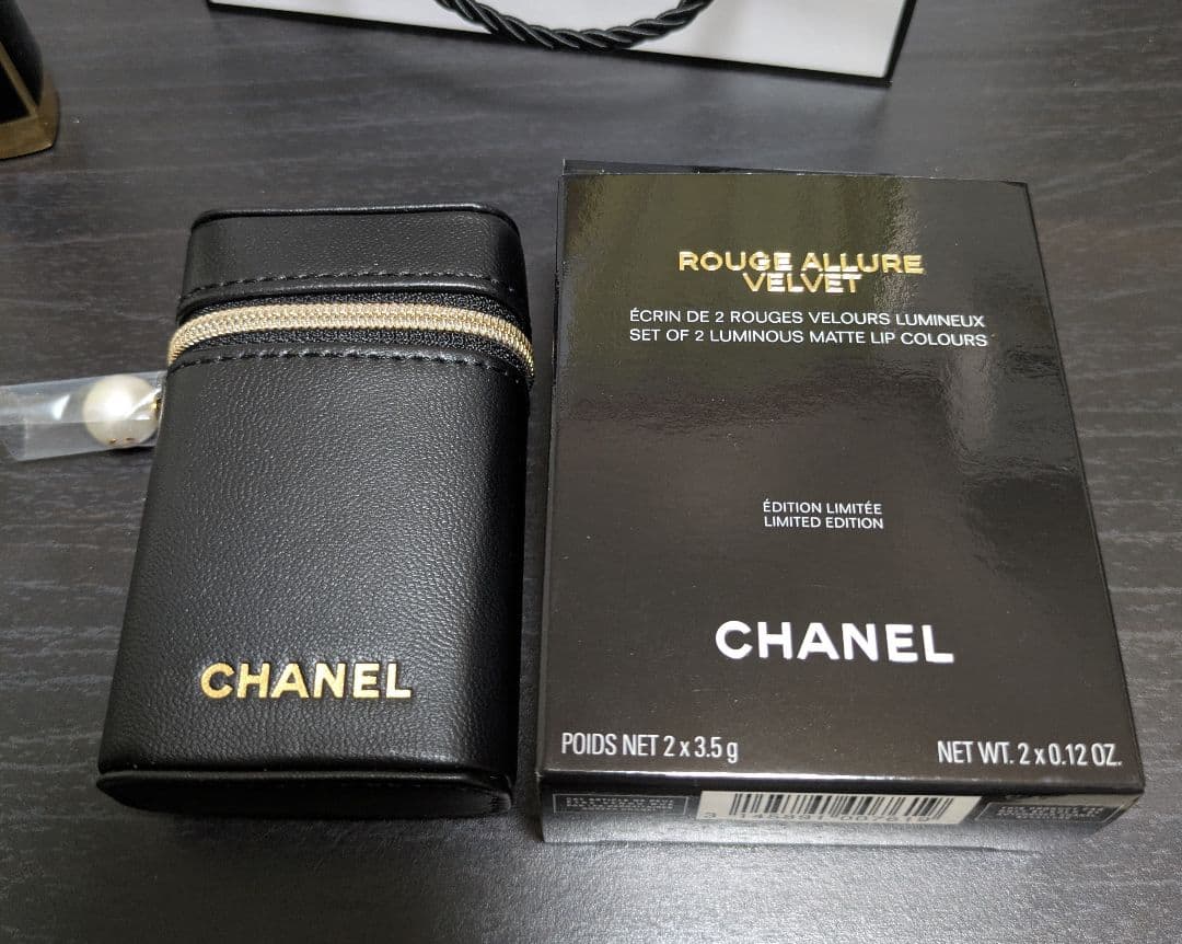 CHANEL ルージュ アリュール ヴェルヴェット レ ペルル セット オブ 2